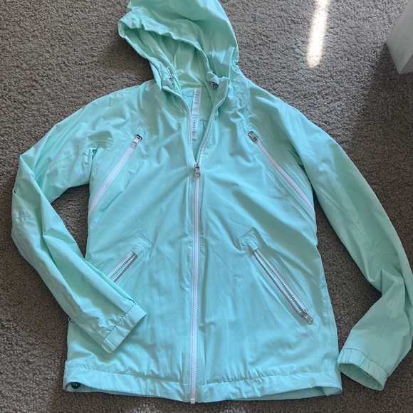 Mint Green Lululemon Windbreaker Jacket - Picture 1 of 5